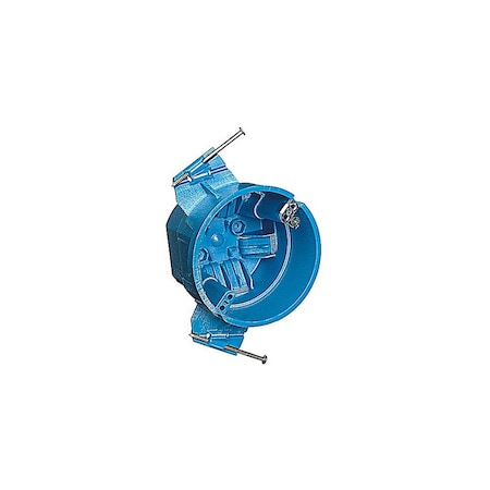Thomas & Betts Round Ceiling Electrical Box, 25 Cu. In., Depth: 3" BH525P